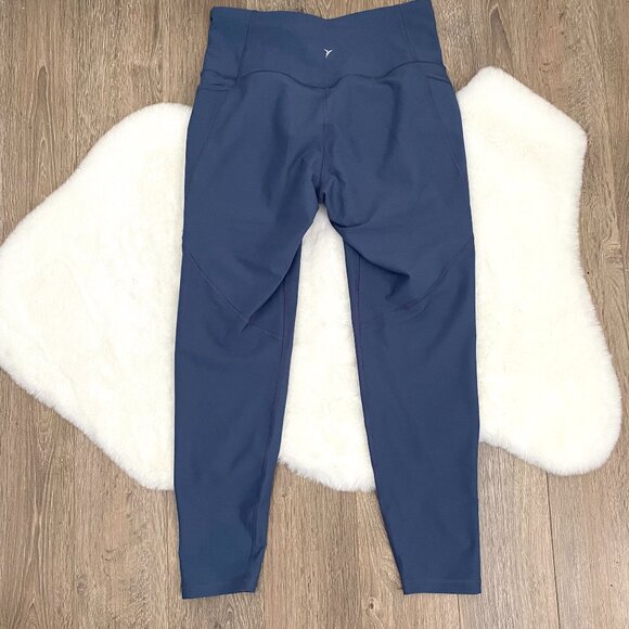 Old Navy Blue Powersoft Leggings - Picture 3 of 4